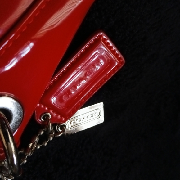 Coach poppy liquid gloss hippie double turn lock bag - Picture 3 of 6